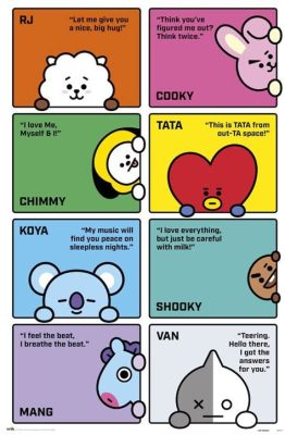 bt21 캐릭터, 그들의 독특한 매력과 팬덤 문화