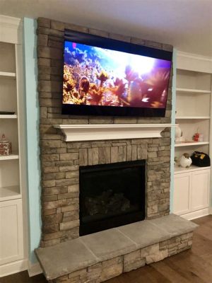 Can You Mount a TV on a Stone Fireplace? And Why Do Cats Always Sit on the Remote?