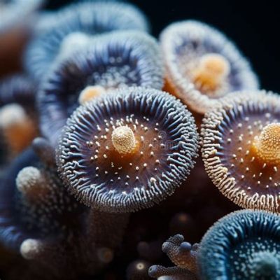 Euglypha! Un micro-organisme fascinant à la fois majestueux et minuscule dans son environnement aquatique.